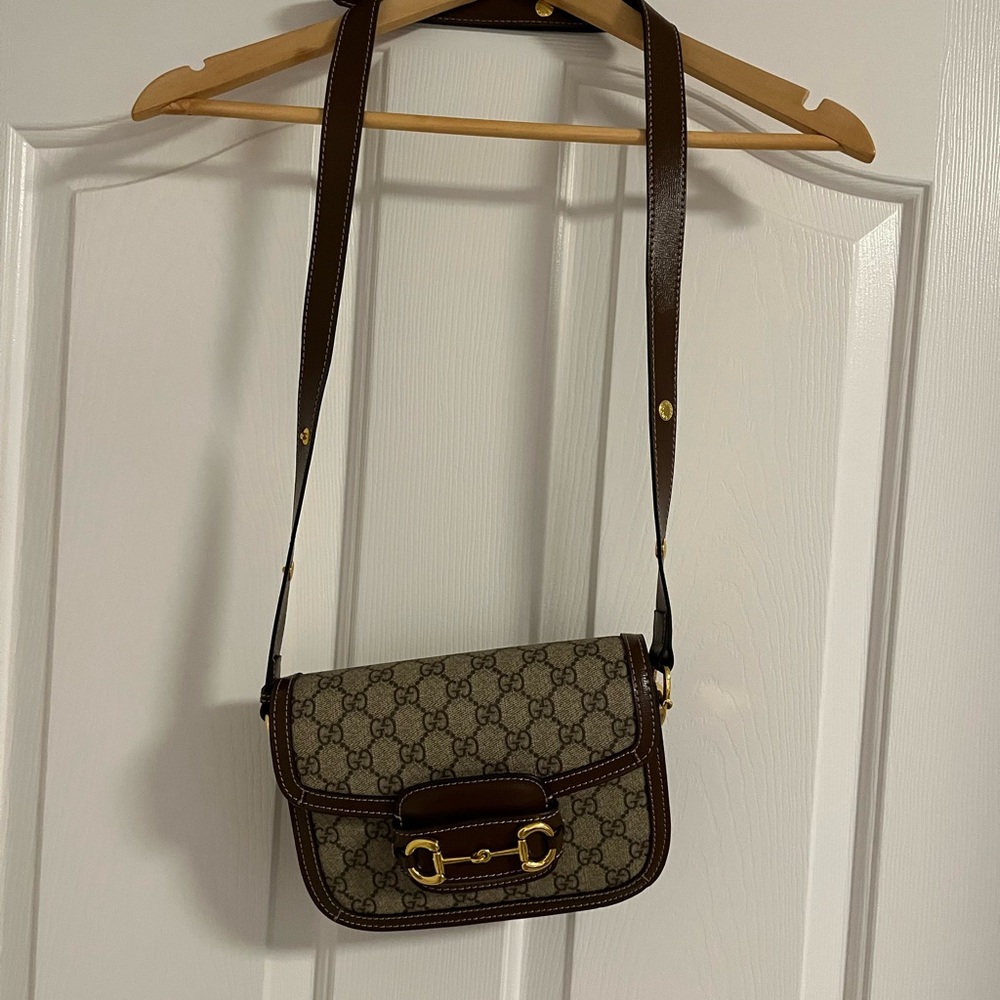 Brown Monogram cross body bag
